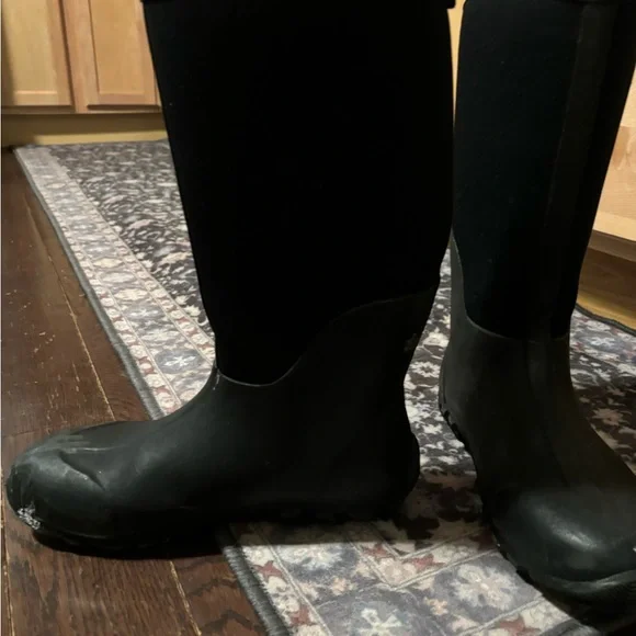Black Tall muck Boots - Picture 2 of 6